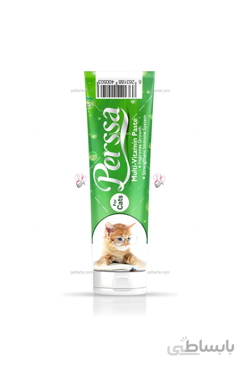 خمیرمولتی ویتامین گربه پرسا ۱۰۰ گرمی | Perssa Cat MultiVitamin Paste