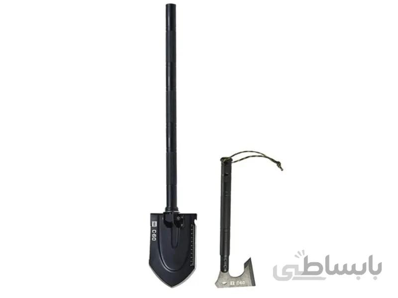 تبر و بیل فولادی ضدزنگ چند منظوره شیائومی Xiaomi HUOHOU Multifunctional axe and shovel ا Xiaomi HUOHOU Multifunctional axe and shovel