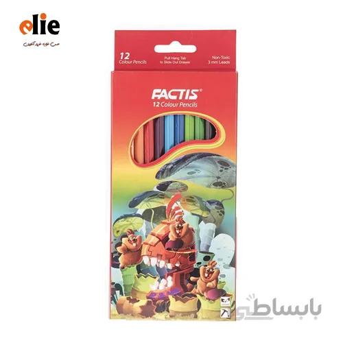 مداد رنگی 12 رنگ فکتیس