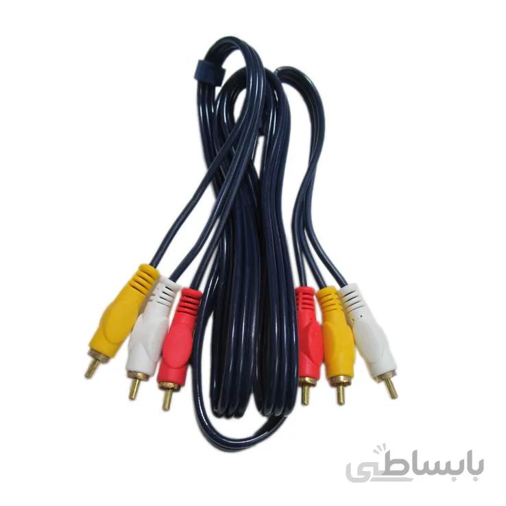 کابل 3 جک RCA به 3 جک RCA یک و نیم متری