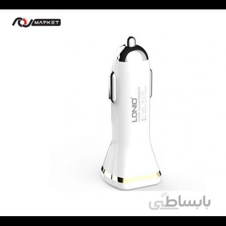 شارژر فندکي الدينيو مدل DL-219 همراه با کابل microUSB