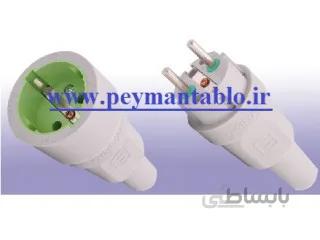 نر و مادگی لاستیکی گلابی تک فاز 220 ولت 16 امپر سیار ا نر و مادگی لاستیکی (گلابی شکل) تک فاز 220 ولت 16 آمپر (سیار) ارت دار با نشان استاندارد ایران، ساخت شرکت پارت الکتریک