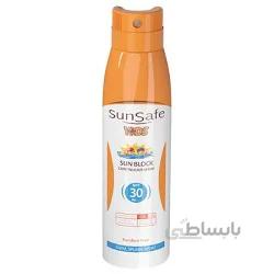 اسپری ضد آفتاب سان سیف کودک ا Sunsafe Sun Block Continuous Spray For Kids
