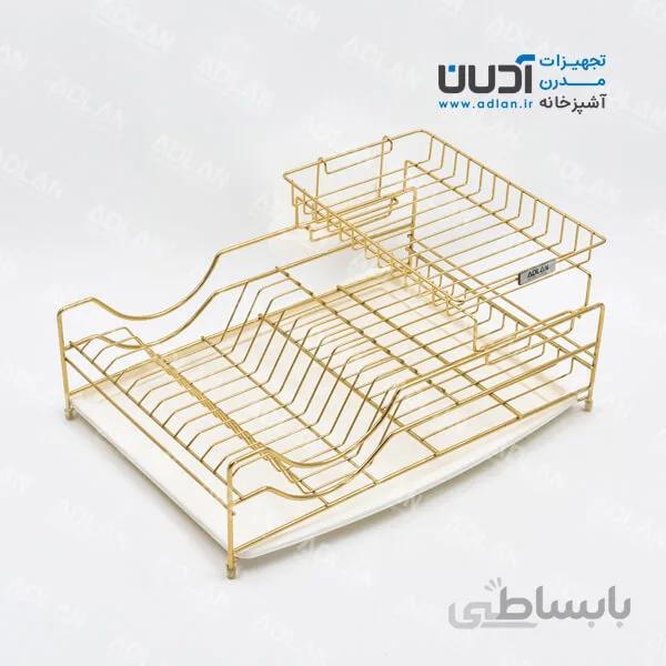آبچکان رومیزی استیل طلایی با جاقاشقی – جنسیس