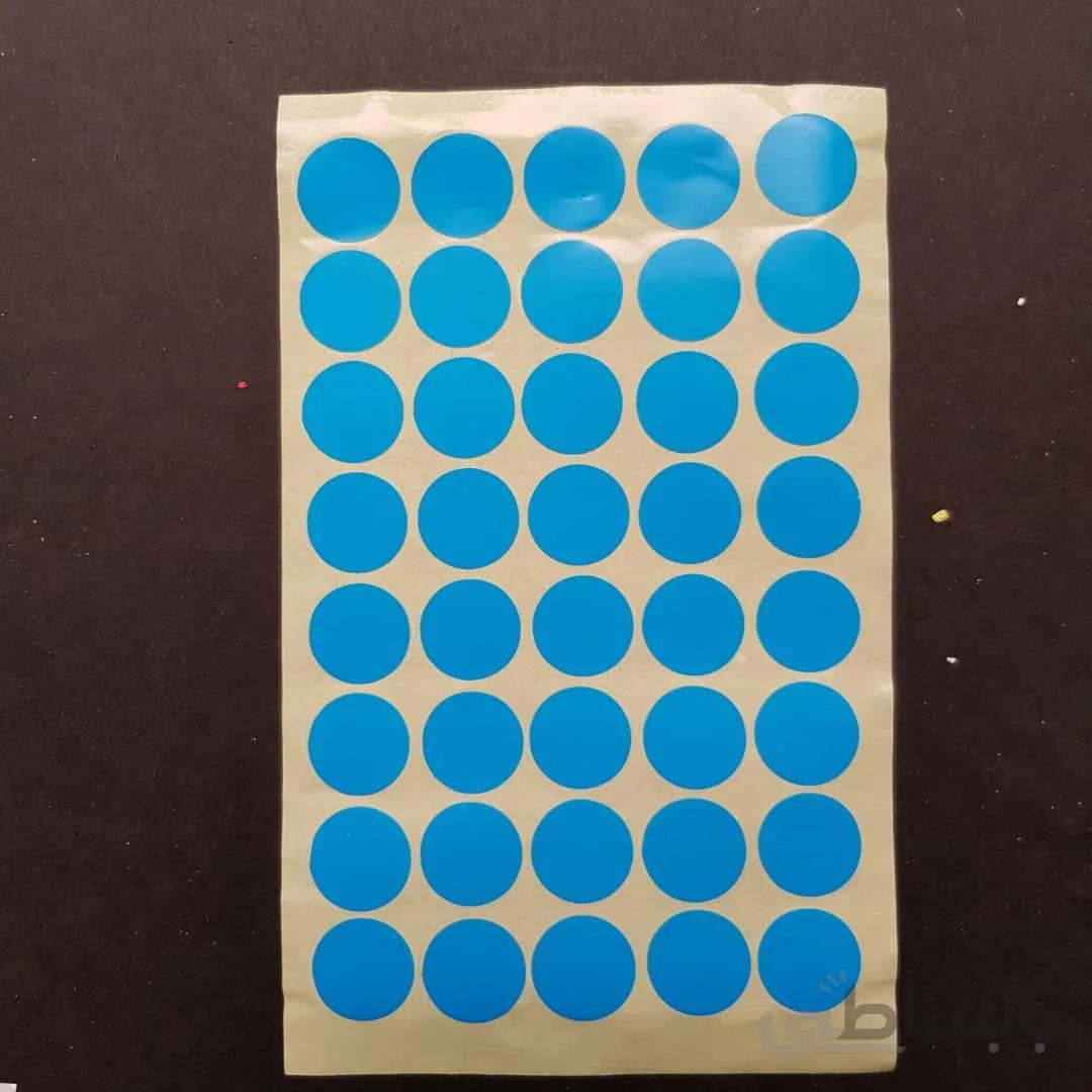 استیکر بولت آبی 15 mm (3 برگ)