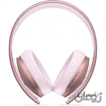 هدست بی سیم سونی مدل گلد رز گلد Gold Wireless Headset Rose Gold - مخصوص PlayStation 4