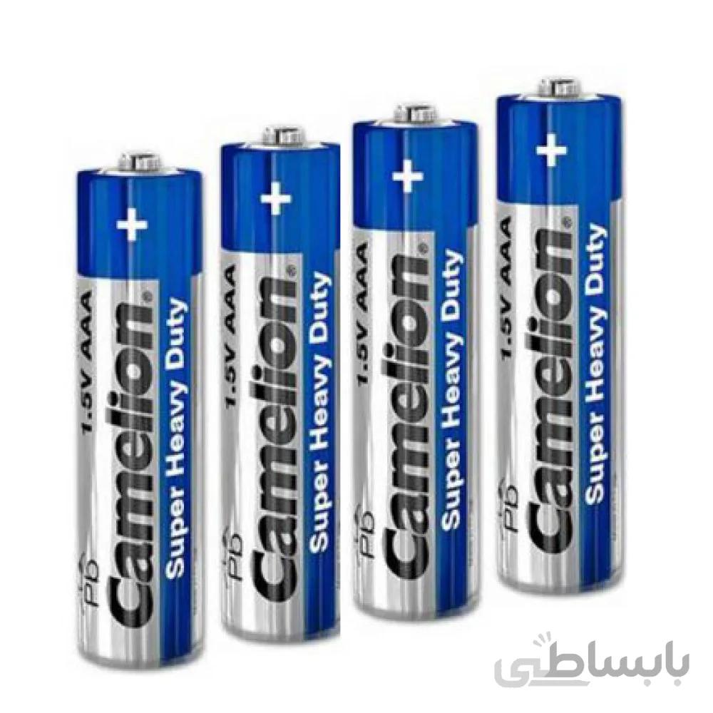 باتری نیم قلمی کملیون بسته 4 عددی AAA Camelion