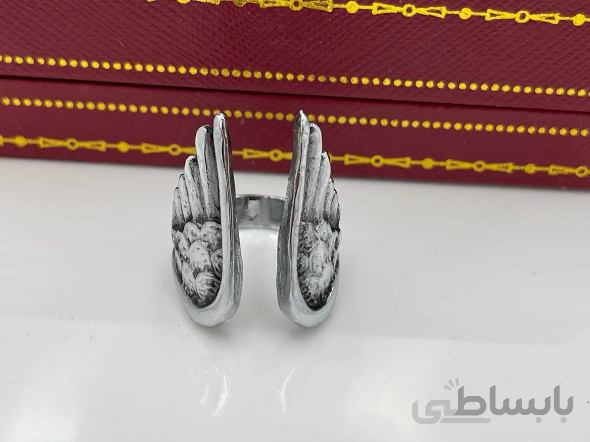 انگشتر استیل بال فرشته