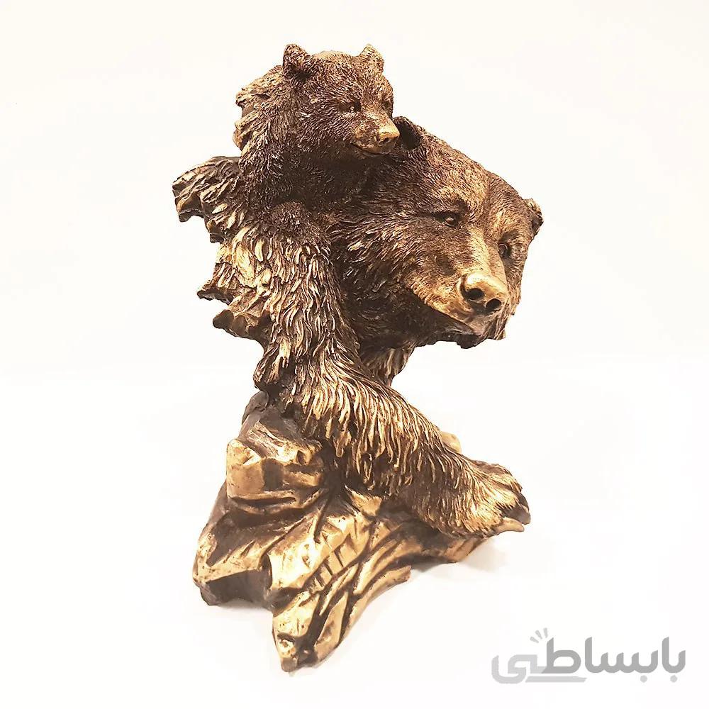 مجسمه خرس با بچه