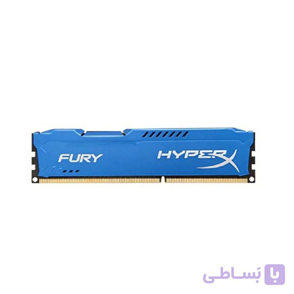 رم کامپیوتر کینگستون مدل HyperX Fury DDR3 1600MHz CL10 ظرفیت 8 گیگابایت