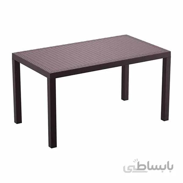 میز باغی حصیری مدل Boston 150 صنایع نظری