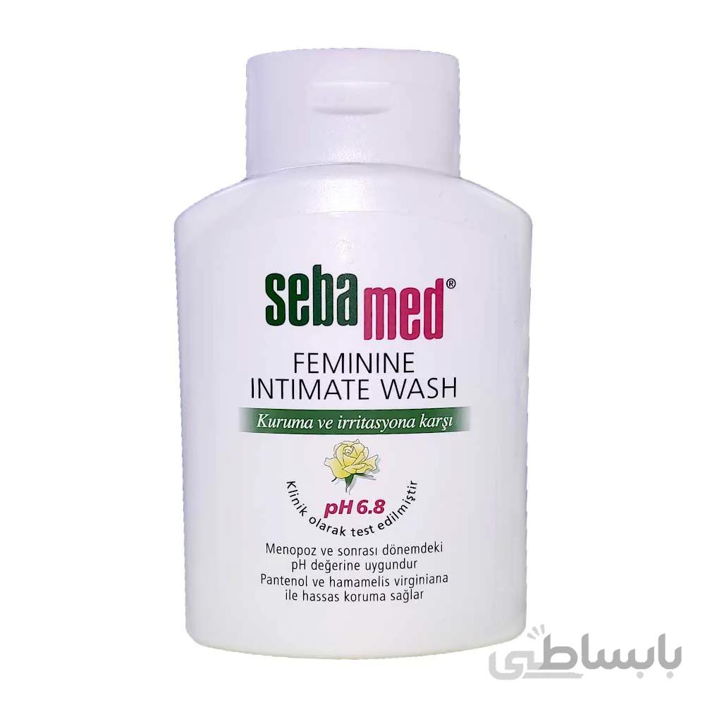 ژل شستشو بهداشتی بانوان seba med با ph 6.8 ا Seba med women's hygienic washing gel with pH6.8