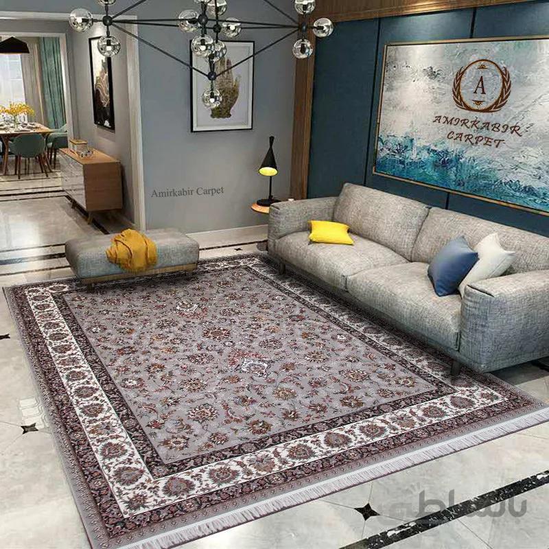 فرش ۷۰۰ شانه طرح زرافشان فیلی