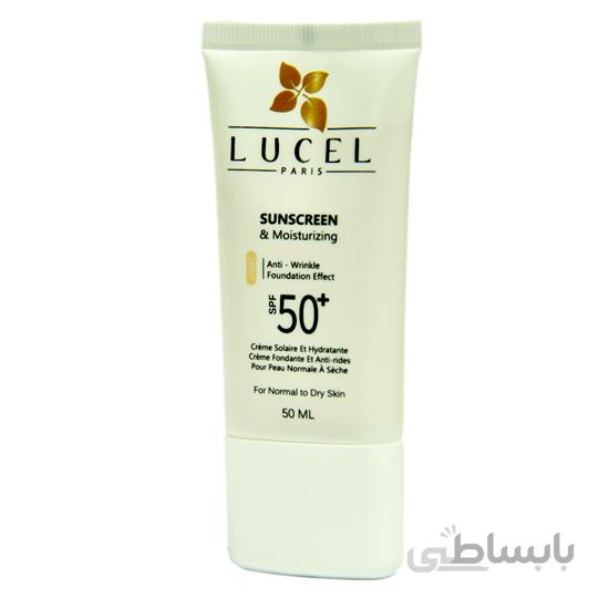 کرم ضد آفتاب رنگی SPF50 لوسل مناسب پوست خشک و معمولی تیره