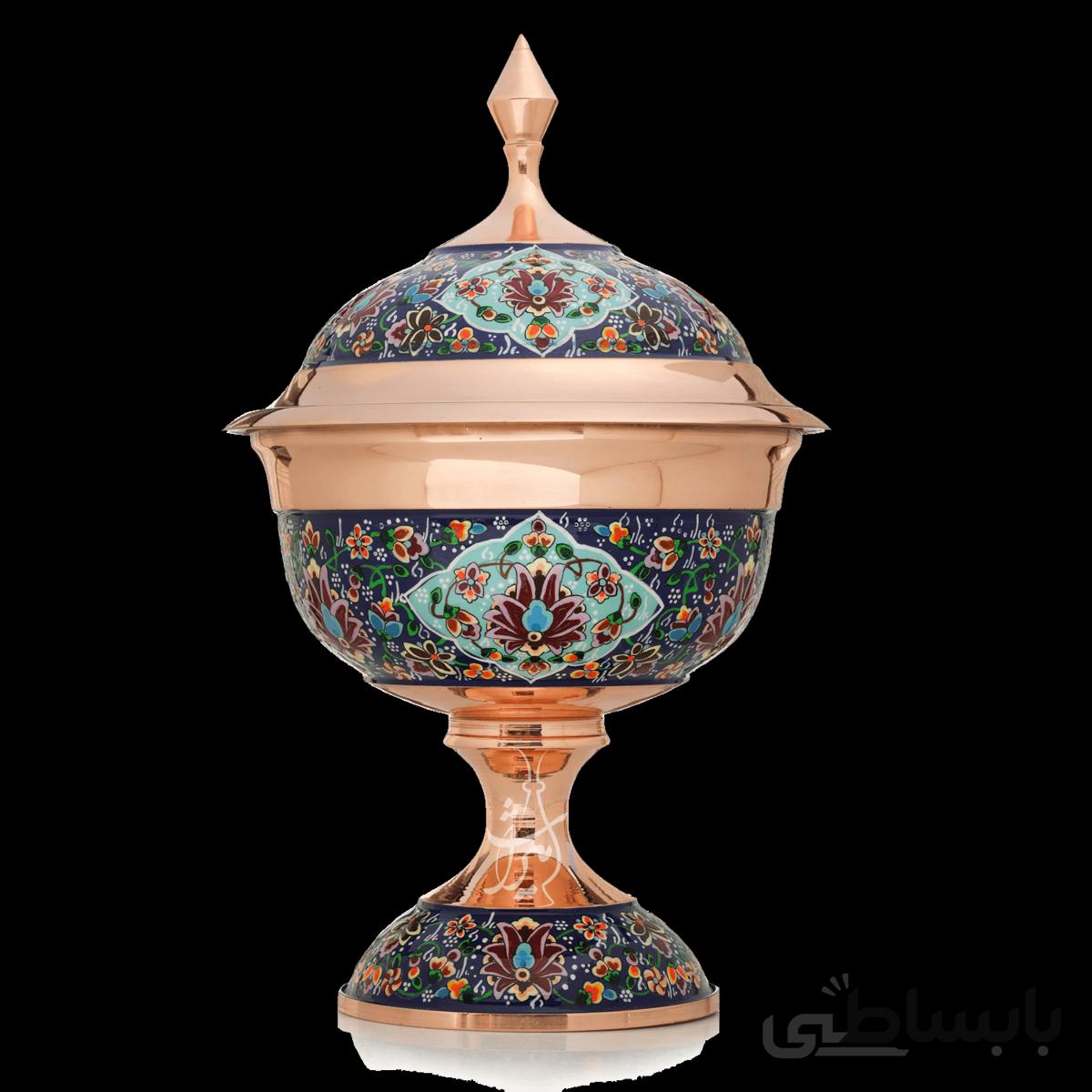 کاسه لاله سایز 3 مس و پرداز میراث