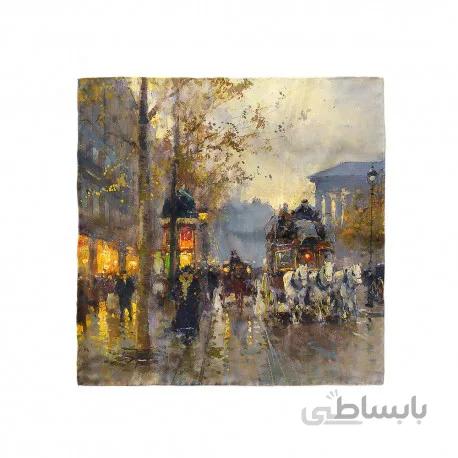 پوشت (دستمال جیب) رنگ روغن کالسکه