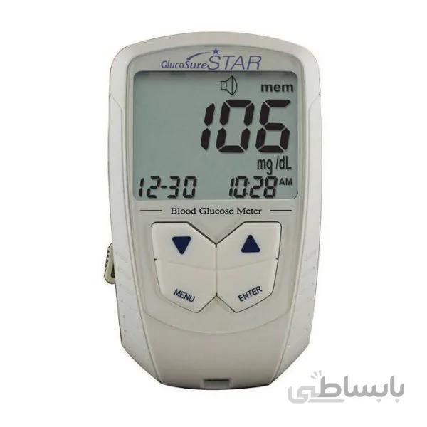 دستگاه تست قند خون گلوکوشور Star ا Gluco Sure Star Blood Glucose Monitor