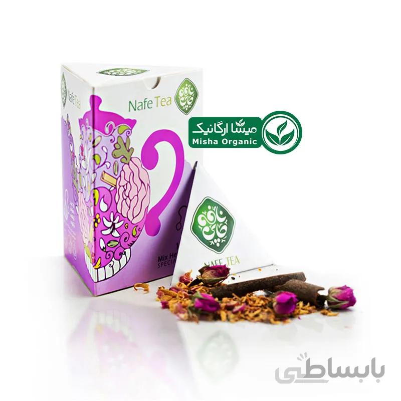 دمنوش چای ترکیبی ارگانیک نافه | 15 عددی