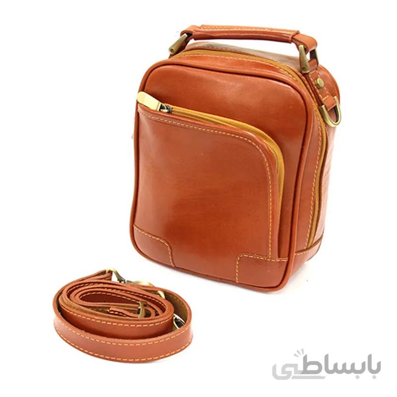 کیف دوشی چرم طبیعی آروین چرم کد AR-121