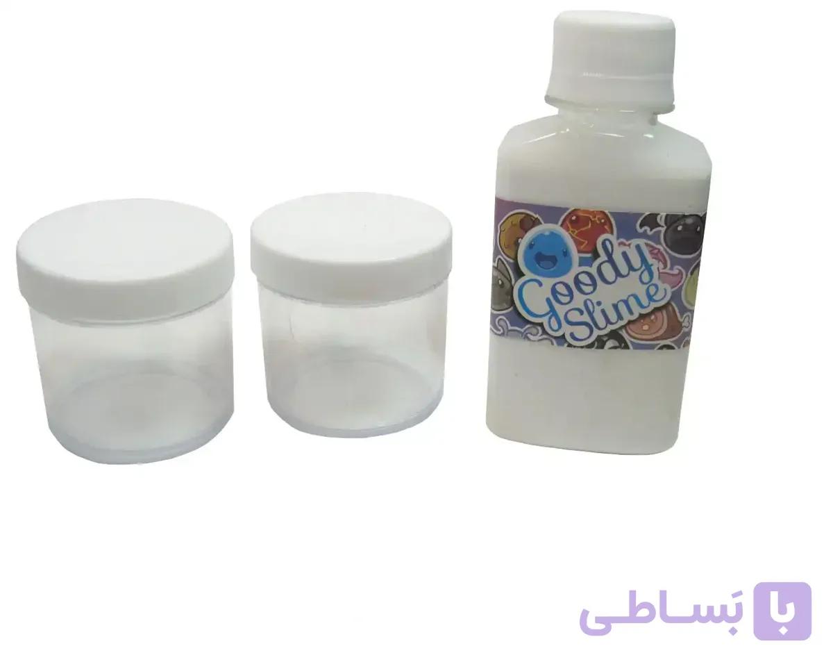 پک ساخت اسلایم خامه ای مدل رنگ آمیزی سایز کوچک