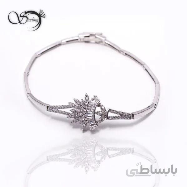 دستبند نقره زنانه لوکس کد:۱۳۶۹