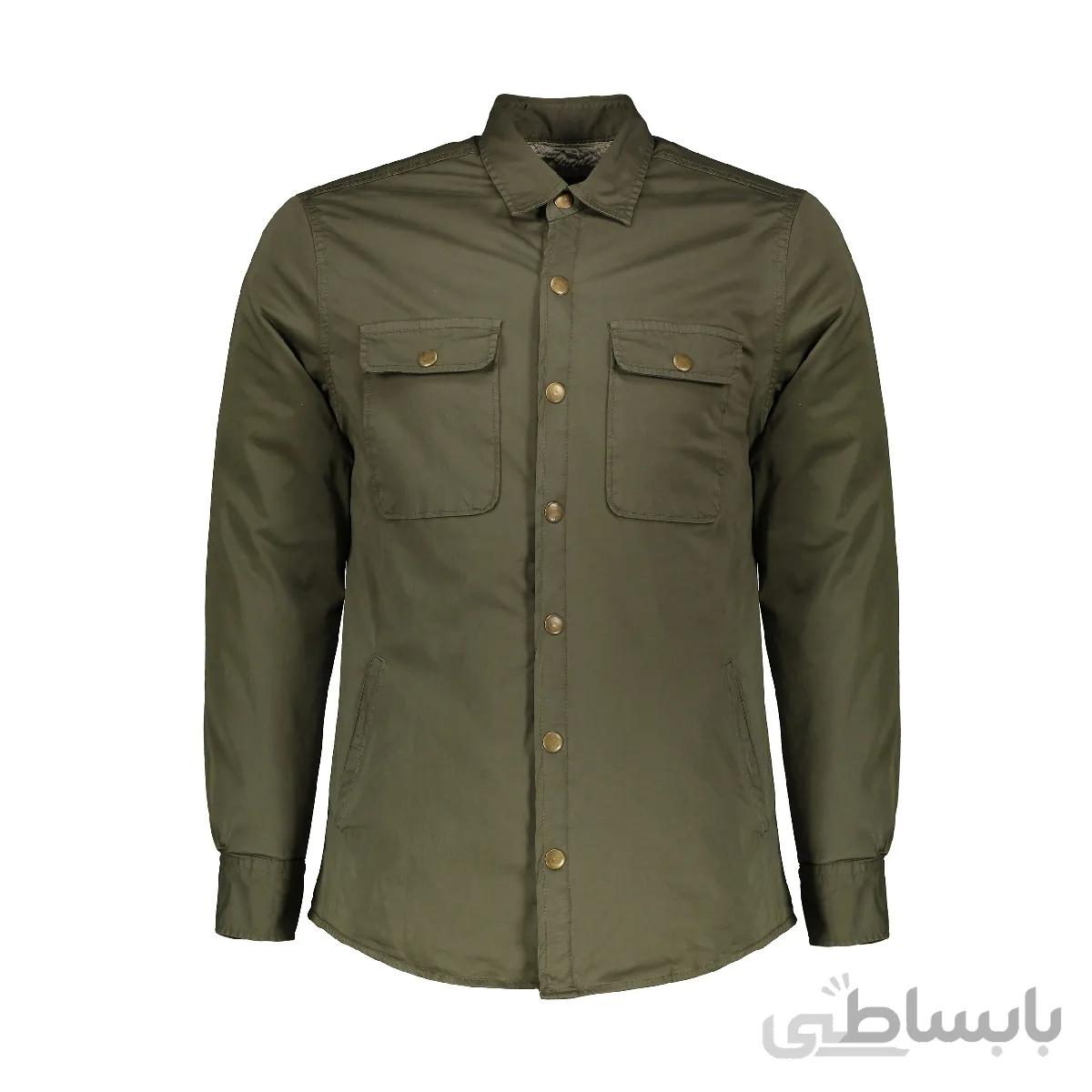 کاپشن مردانه کتان چهار جیب