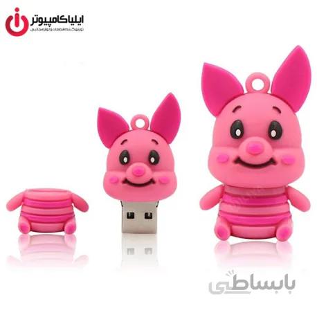 فلش مموری عروسکی کینگ فست مدل pg-14 طرح خوک ظرفیت 32 گیگابایت