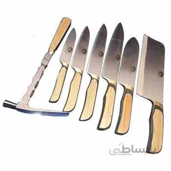 ست کارد آشپزخانه 6 تایی به همراه قندشکن توت کالا tootkala مروارید 109