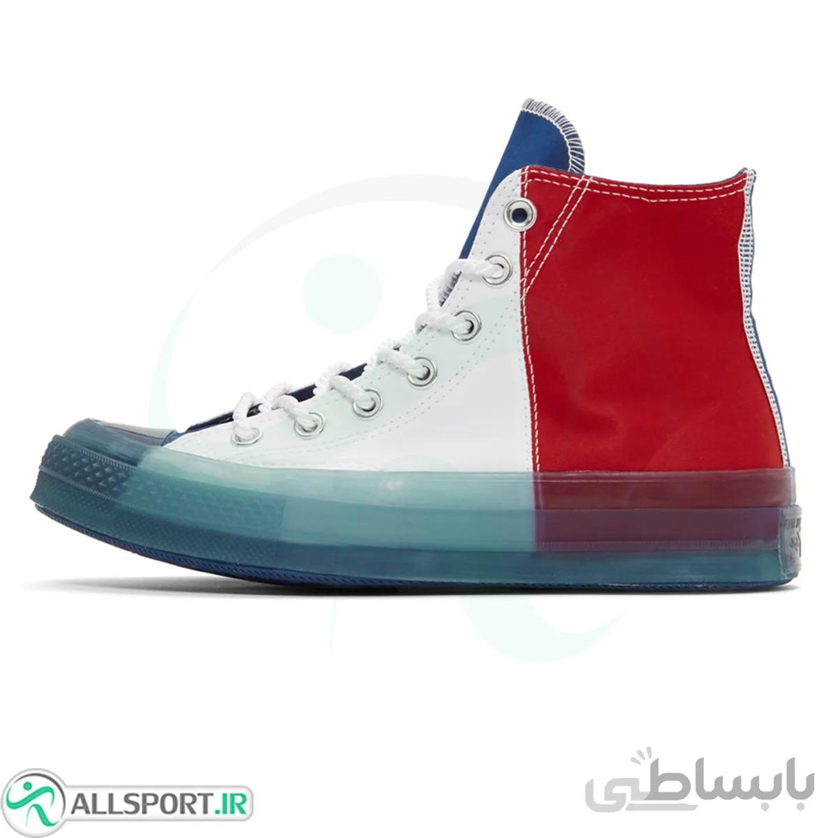 کتانی رانینگ زنانه کانورس طرح اصلی Converse Taylor All Star Blue White Red