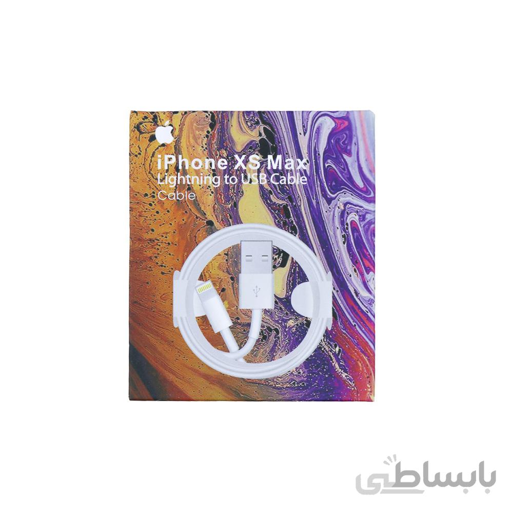 کابل شارژر ایفون ایکس اس مکس پکدار