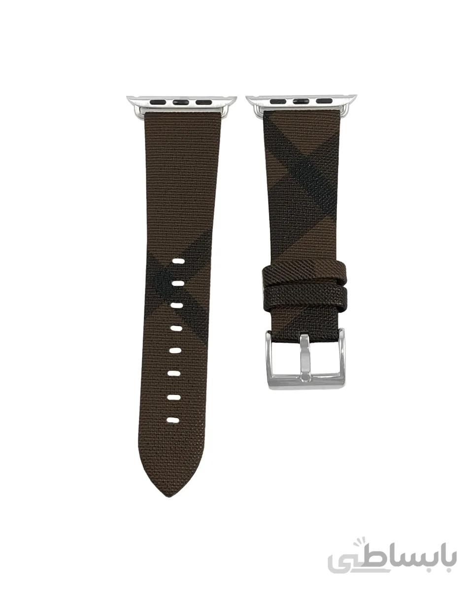 بند چرمی باربری Burberry اپل واچ سایز 45/44/42 02