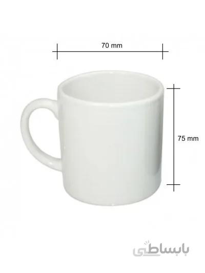 لیوان سفید 6OZ