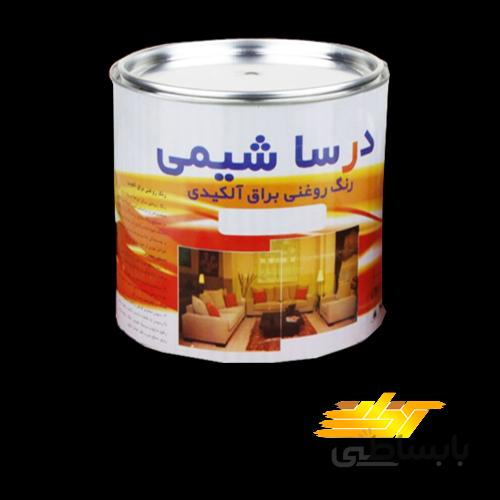 رنگ روغنی آلکیدی نیم براق سفید درسا کد ۲۰۰