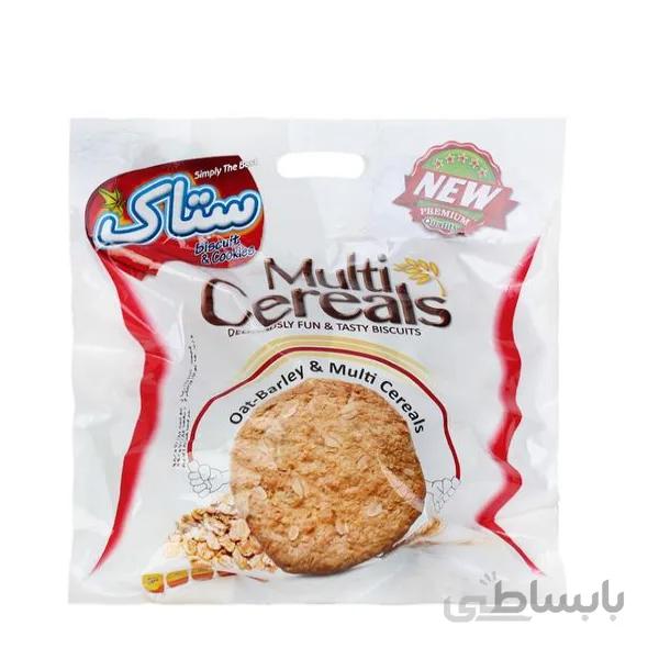 بیسکویت سبوس دار چند غله 450گرمی ستاک