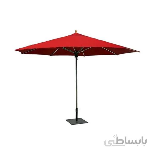 چتر هشت ضلعی پایه فلزی صبا پلاستیک قطر 3 مدل 1004