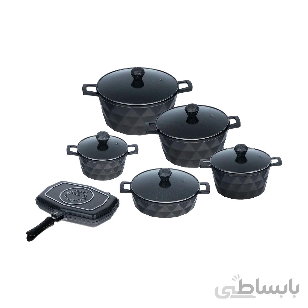 سرویس پخت و پز 12 پارچه آیسل مدل DM01 ا Aysel DM01 Cookware set 12 pcs