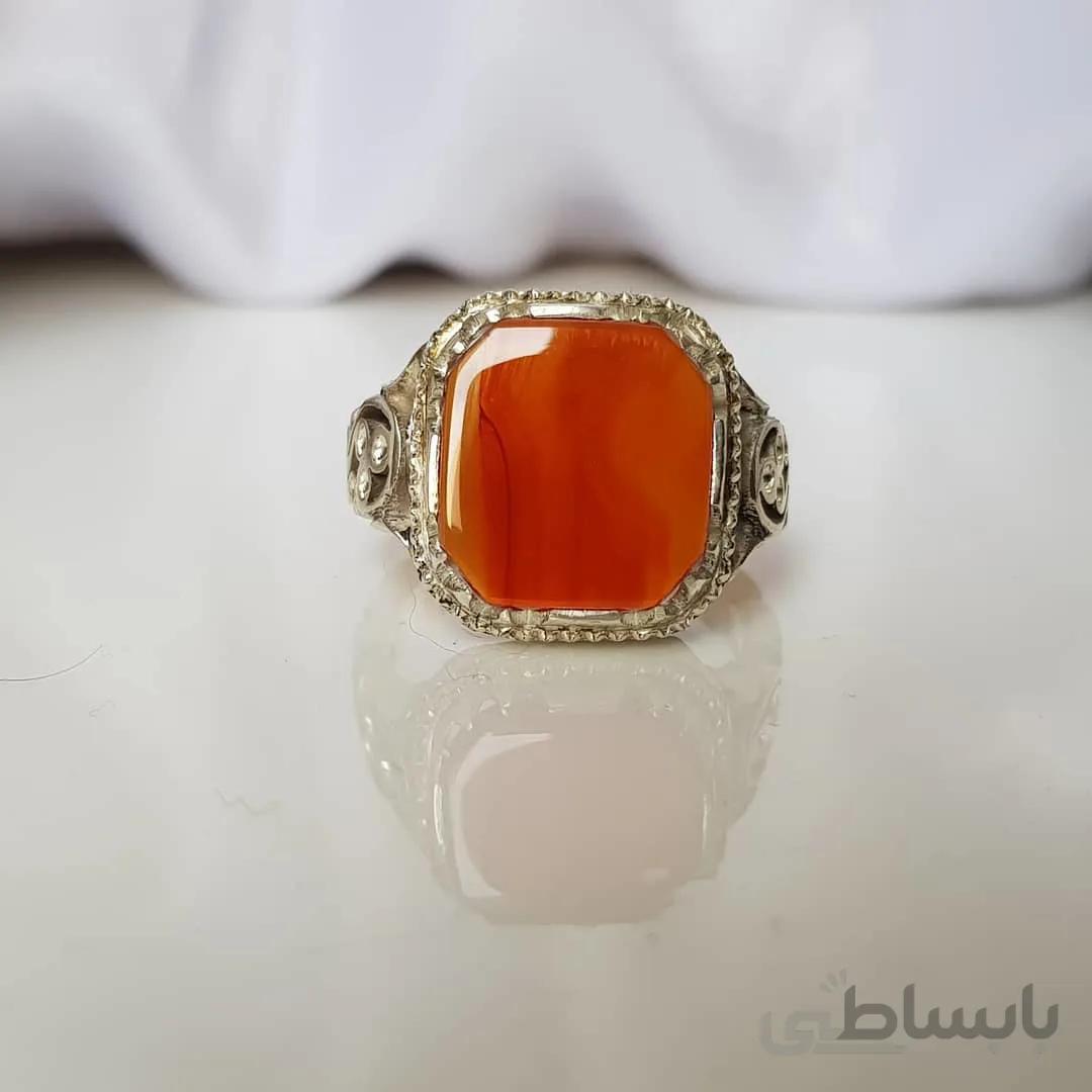 انگشتر عقیق یمنی کد 1056