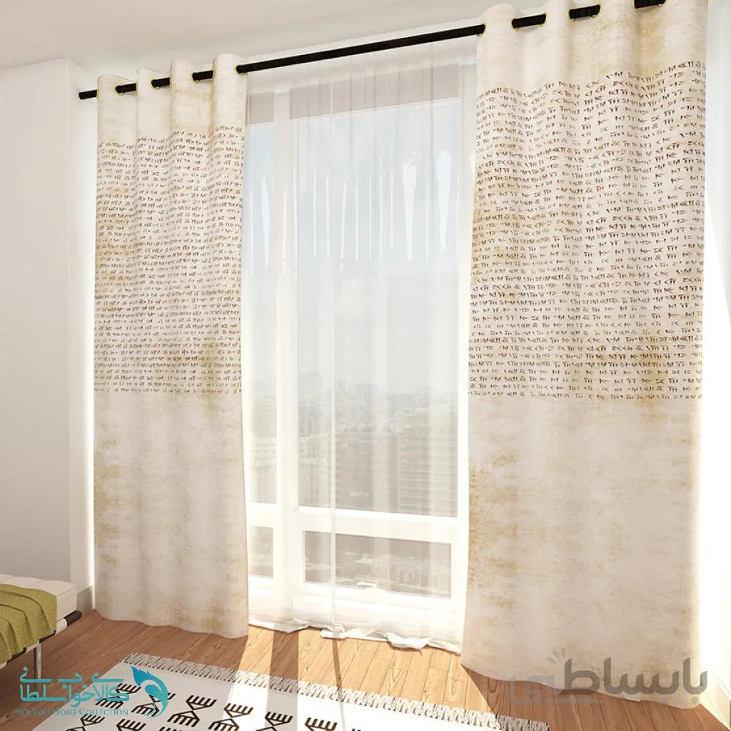 پرده طرح خط میخی برند پرووال مدل cu5-25