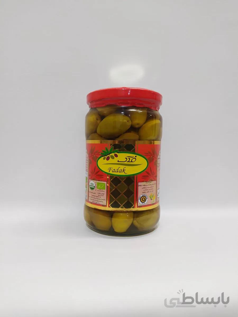 زیتون آمیگدال درجه 1 روشن ارگانیک 700 گرمی فدک
