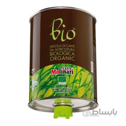 قهوه Molinari bio orgranic هشتاد درصد میکس