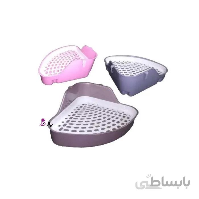 ظرف توالت مثلثی خرگوش