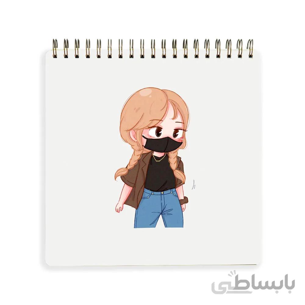 دفترچه يادداشت black pink کد 10100203