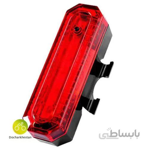 چراغ شارژی خطر عقب دوچرخه شاین Rechargeable hazard rear light Shine bike