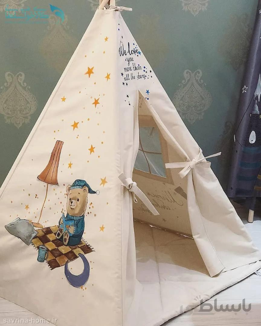 چادر سرخپوستی طرح خرس