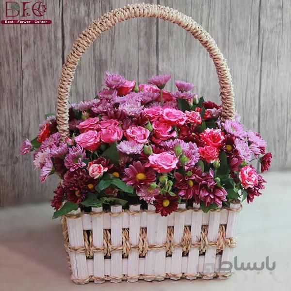 سبد گل بهاره کد 1079758