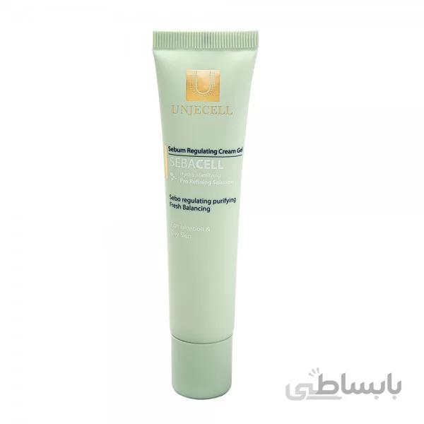 کرم ژل متعادل کننده چربی آنژسل ا Sebum Regulating Cream Gel 40ml UNJECELL
