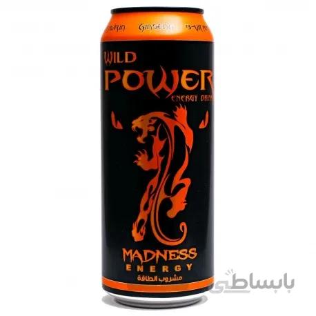 نوشیدنی انرژی زا وایلد پاور 500 میلی لیتر WILD POWER