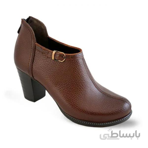 کفش چرم پاشنه دار زنانه راینو چرم کد ۲۰