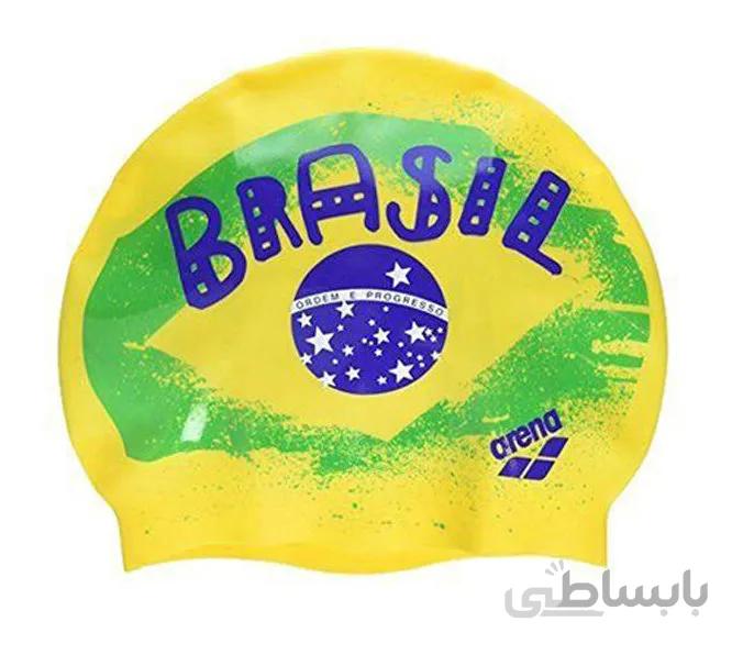 کلاه شنا ارنا مدل برزیل ا ARENA BRASIL CAP