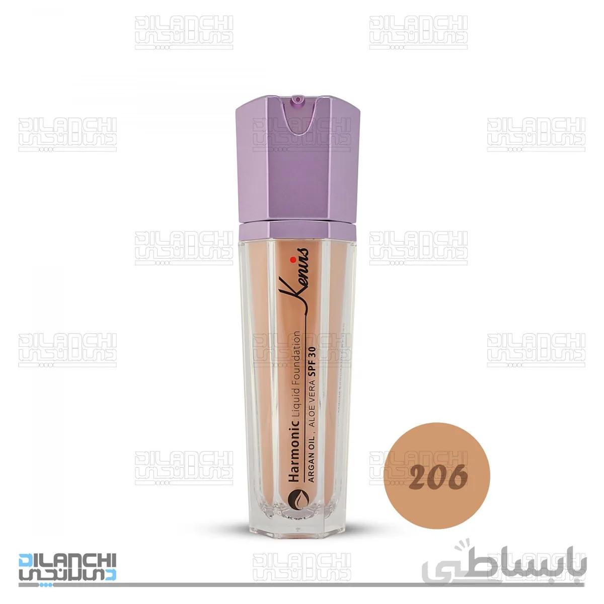 کرم پودر دوکاره کنویس ضد آفتاب SPF30 شماره 206